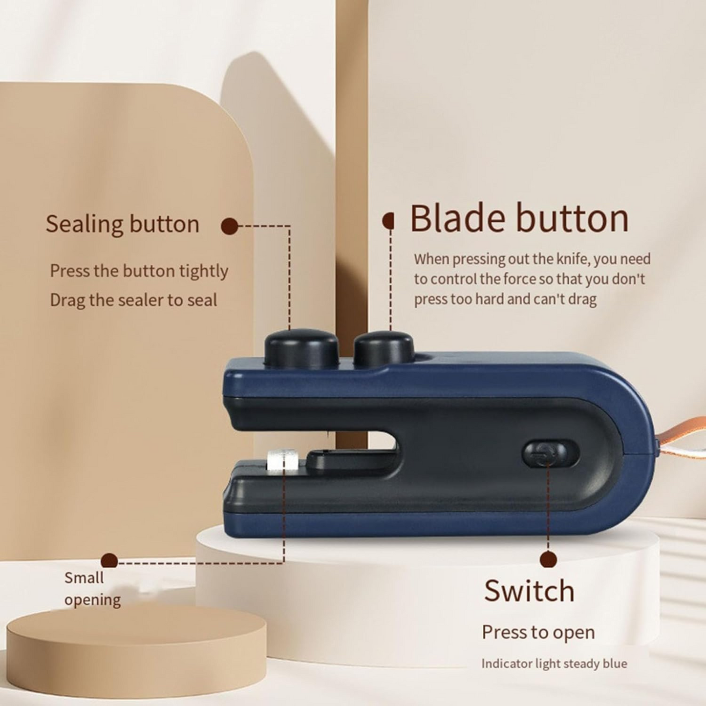 Time-saving domestic sealer
